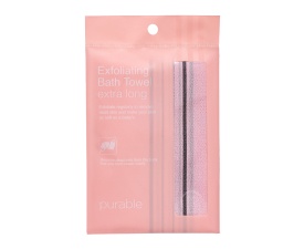 Корейское отшелушивающее скраб-полотенце для тела PURABLE Exfoliating Bath Towel extra long (1 шт)
