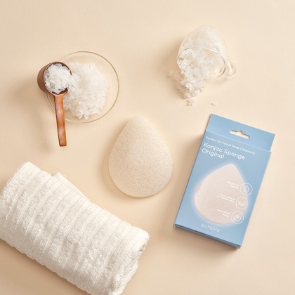 Спонж из конжака для чистки лица Purable Konjac Sponge - Original (4599)